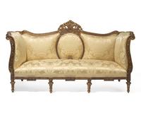 A French Empire style giltwood canapé, 20th century