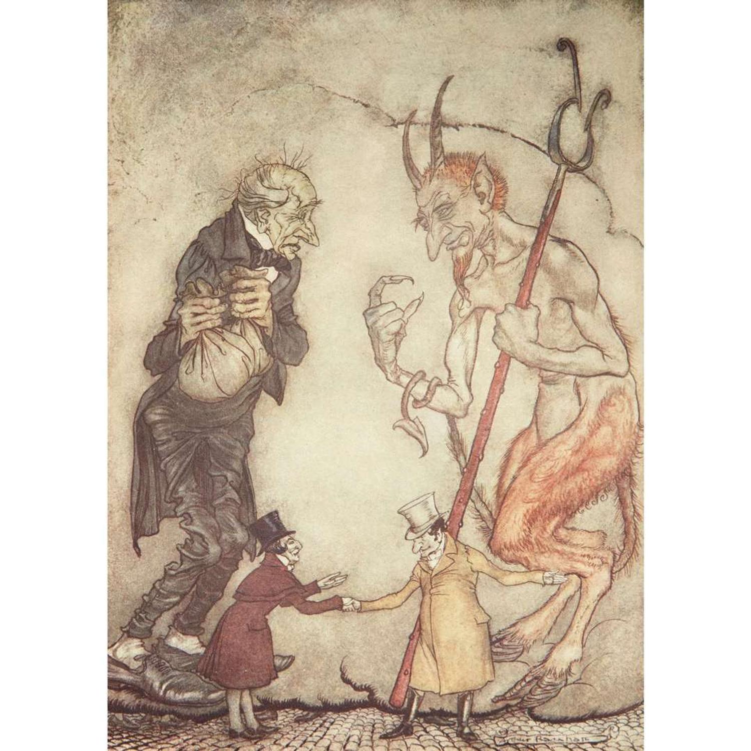 [Children's & Illustrated] [Rackham, Arthur] Dickens, Charles A Christmas Carol