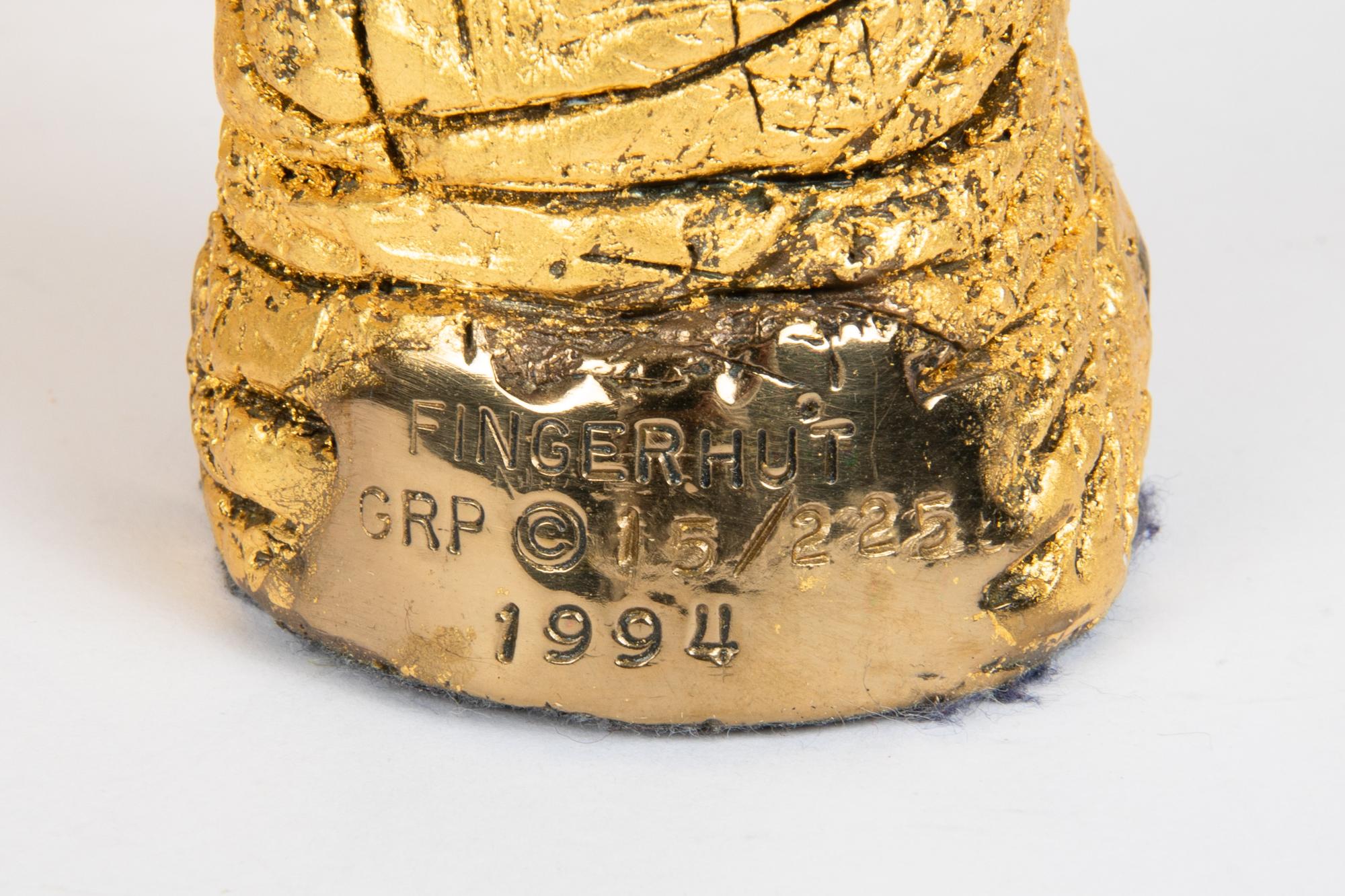 Gilt Bronze Elephant , 1994