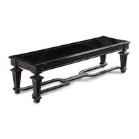A Michael Taylor Lacquered and Parcel Gilt Low Table