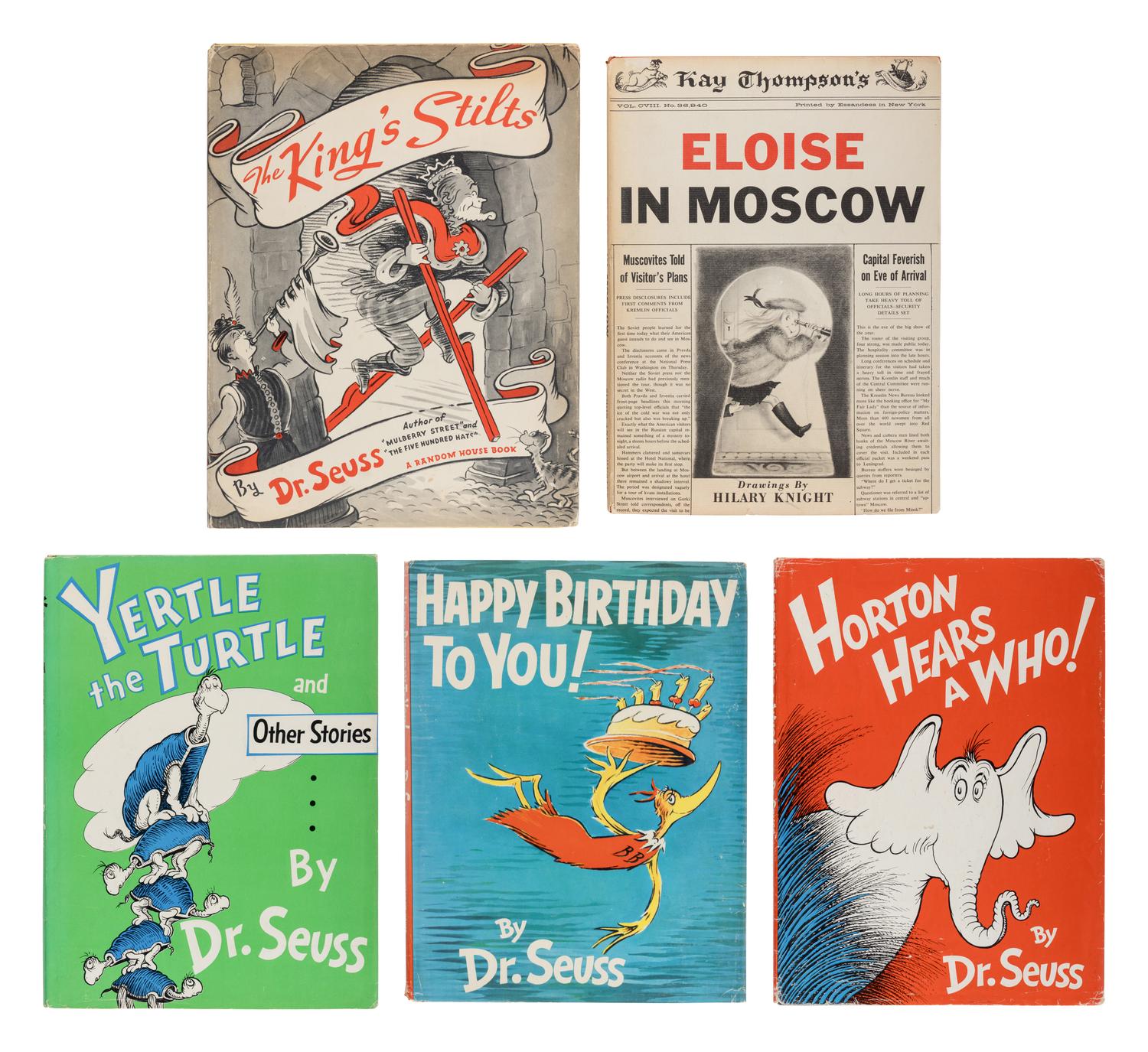[CHILDREN'S BOOKS]. A group of 5 works, comprising: