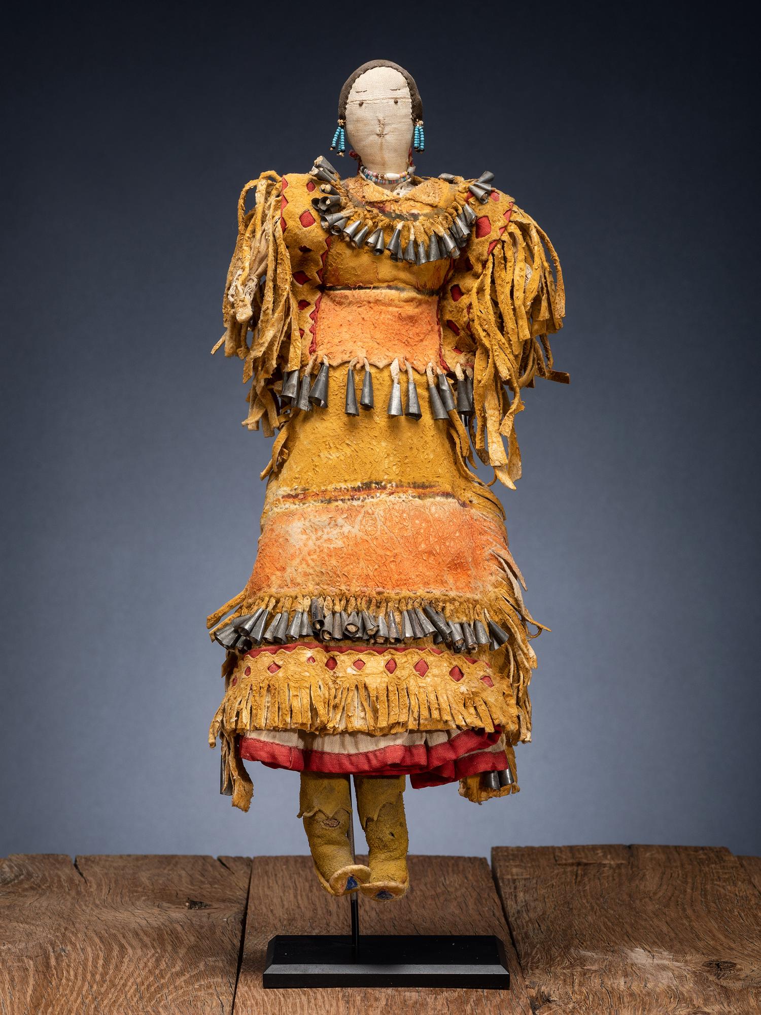 Apache Doll, with Cactus Kicker Moccasins