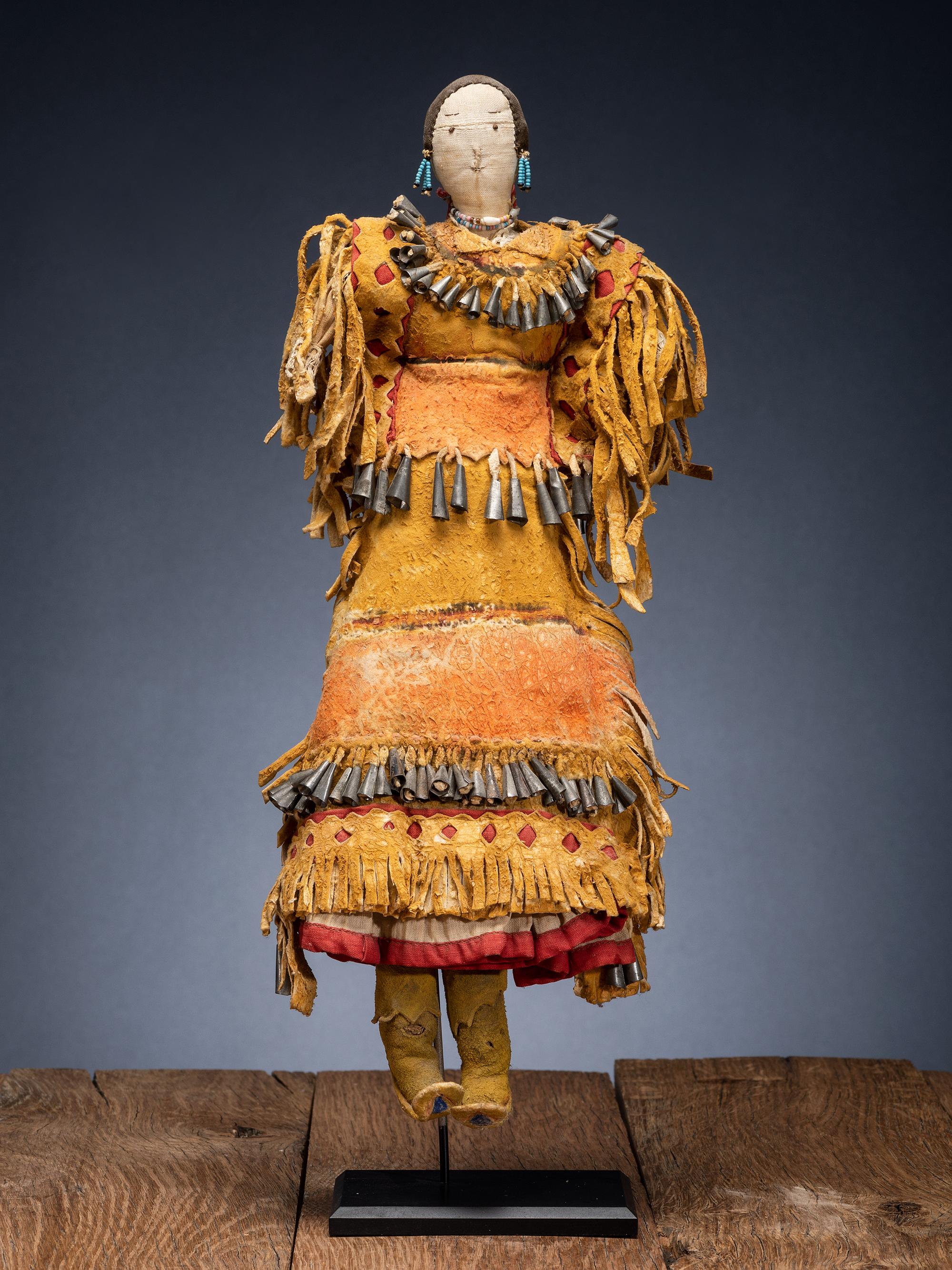 Apache Doll, with Cactus Kicker Moccasins