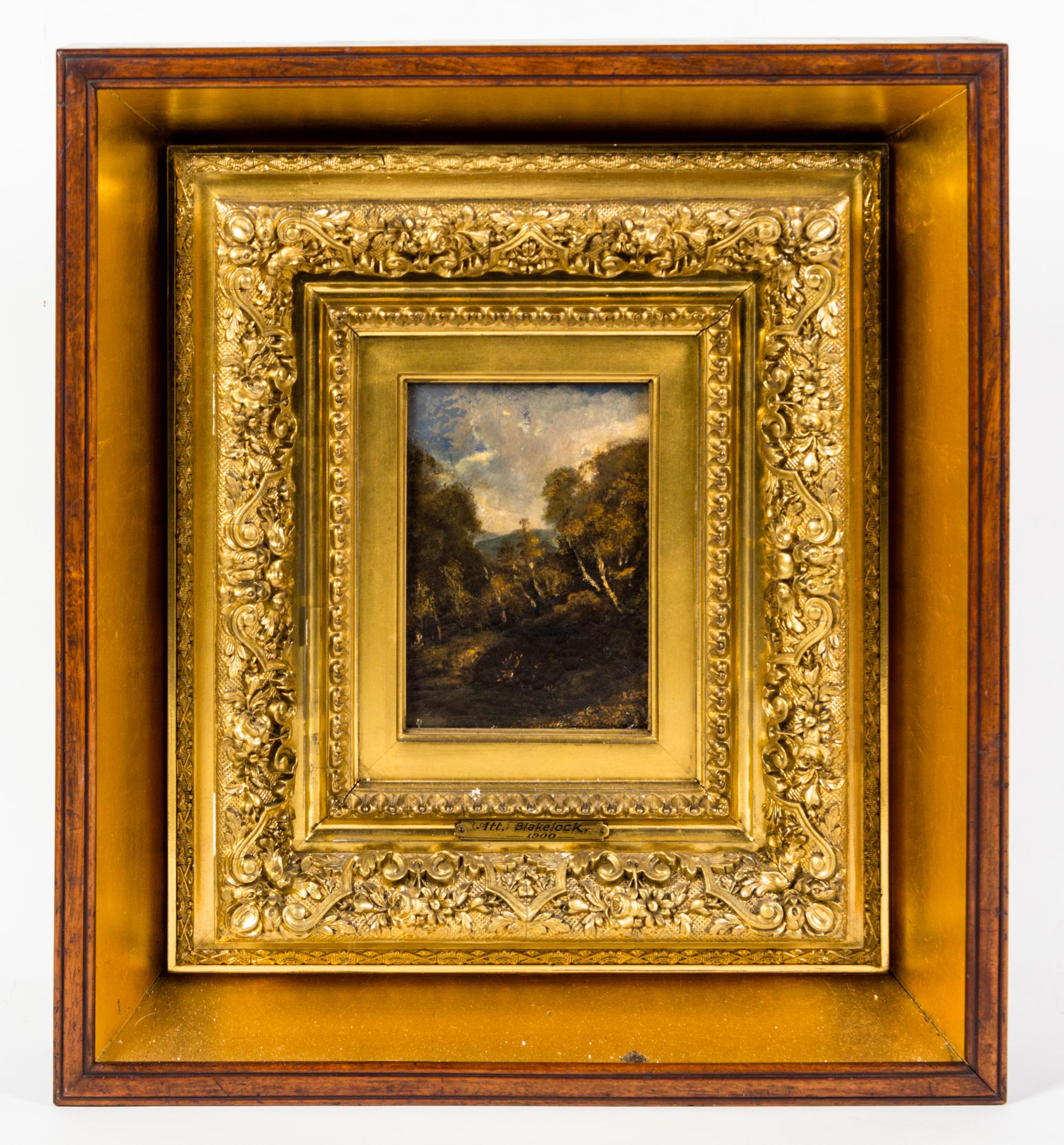 In the Style of Ralph Albert Blakelock, (American, 1847-1919), Study of a landscape