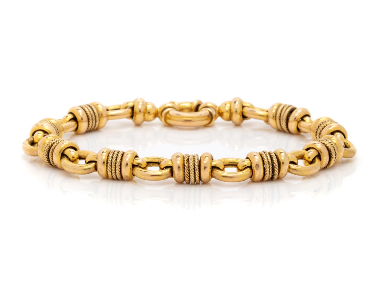 YELLOW GOLD BRACELET