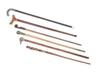 Six Walking Sticks
