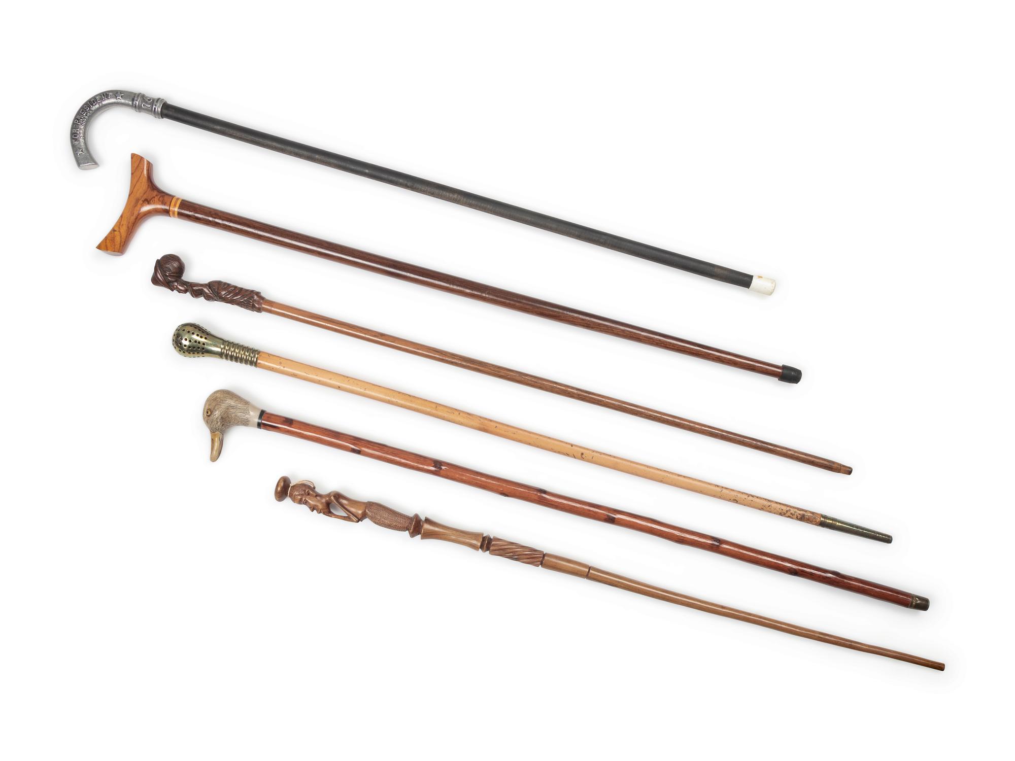 Six Walking Sticks