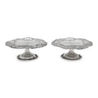 A Pair of Tiffany and Co. Silver Tazze