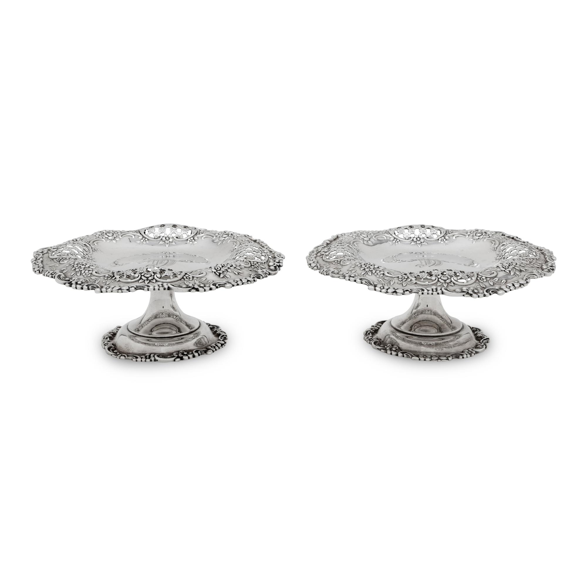 A Pair of Tiffany and Co. Silver Tazze