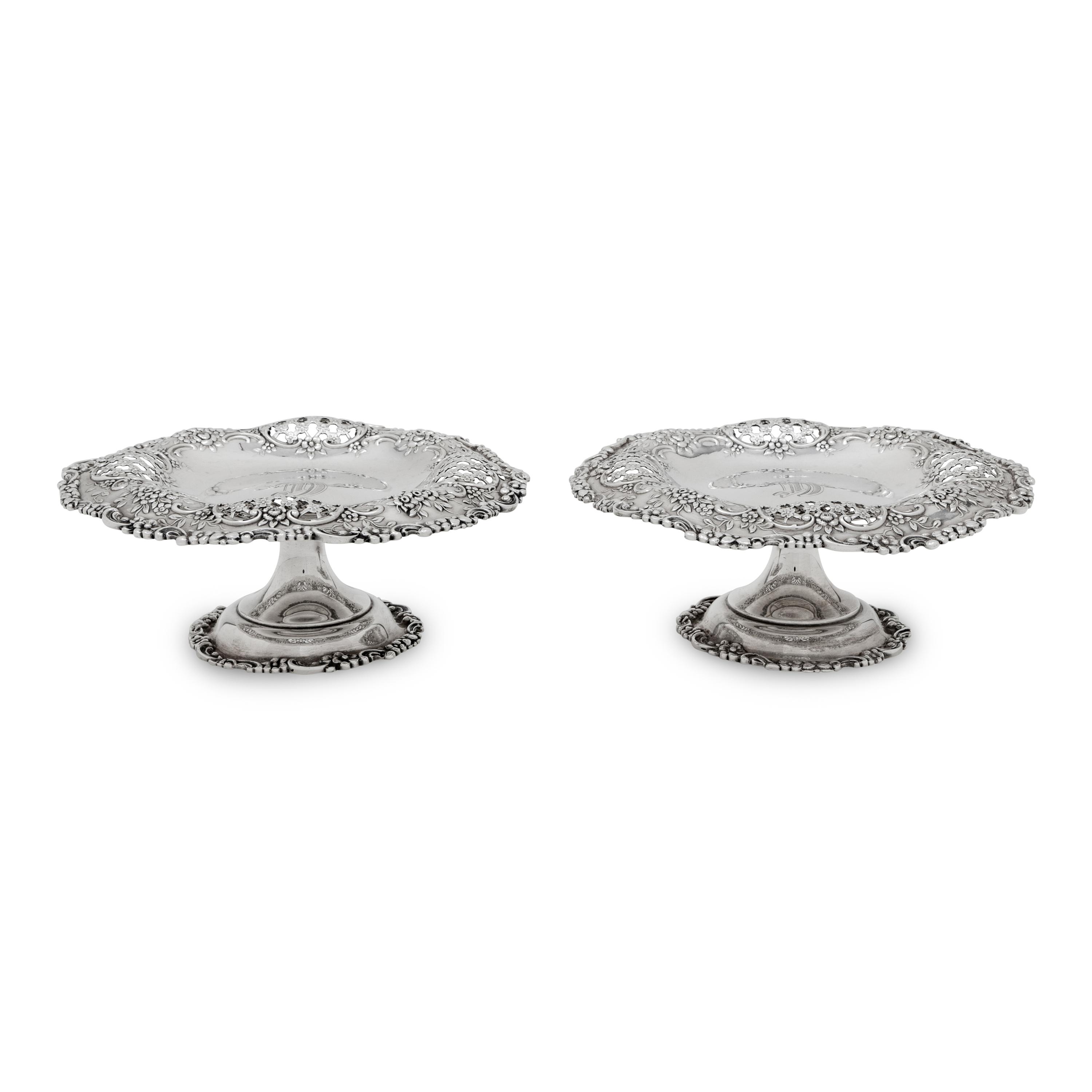 A Pair of Tiffany and Co. Silver Tazze
