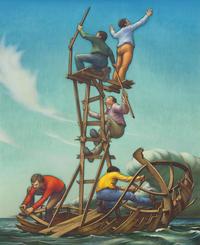 Michael Bergt (American, b. 1956) — The Platform , 1992