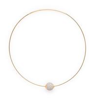 Diamond and Yellow Gold Necklace