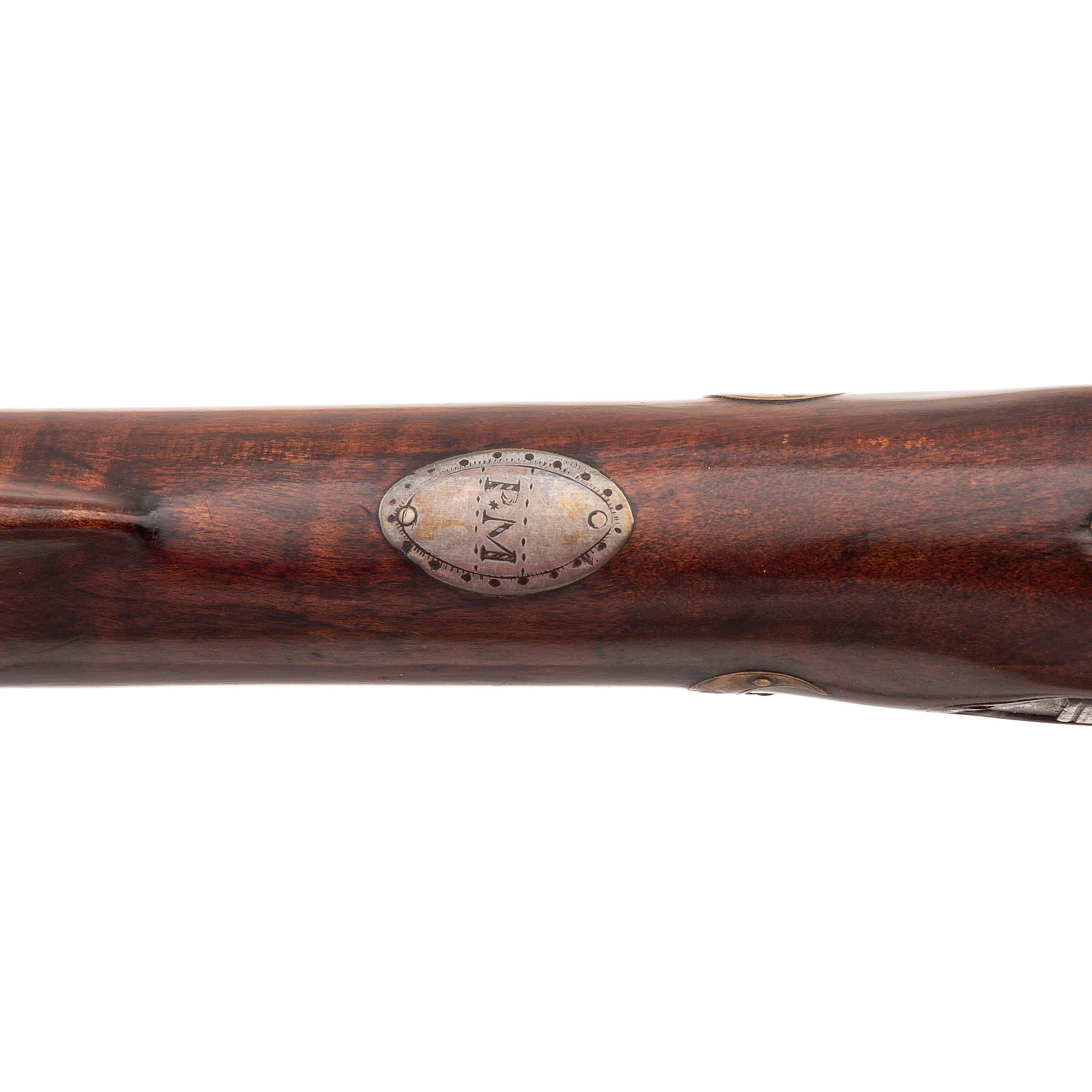Highly Adorned Lehigh Valley Flintlock Rifle Attributed to Adam Knutz