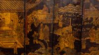 A Chinese Coromandel Lacquer Eight-Panel Screen — 19TH CENTURY