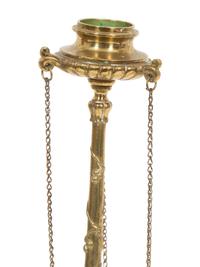 A Pair of English Brass Candlesticks