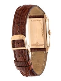JAEGER-LeCOULTRE, 18K PINK GOLD REF. 270.2.63 'REVERSO SUN MOON' WRISTWATCH