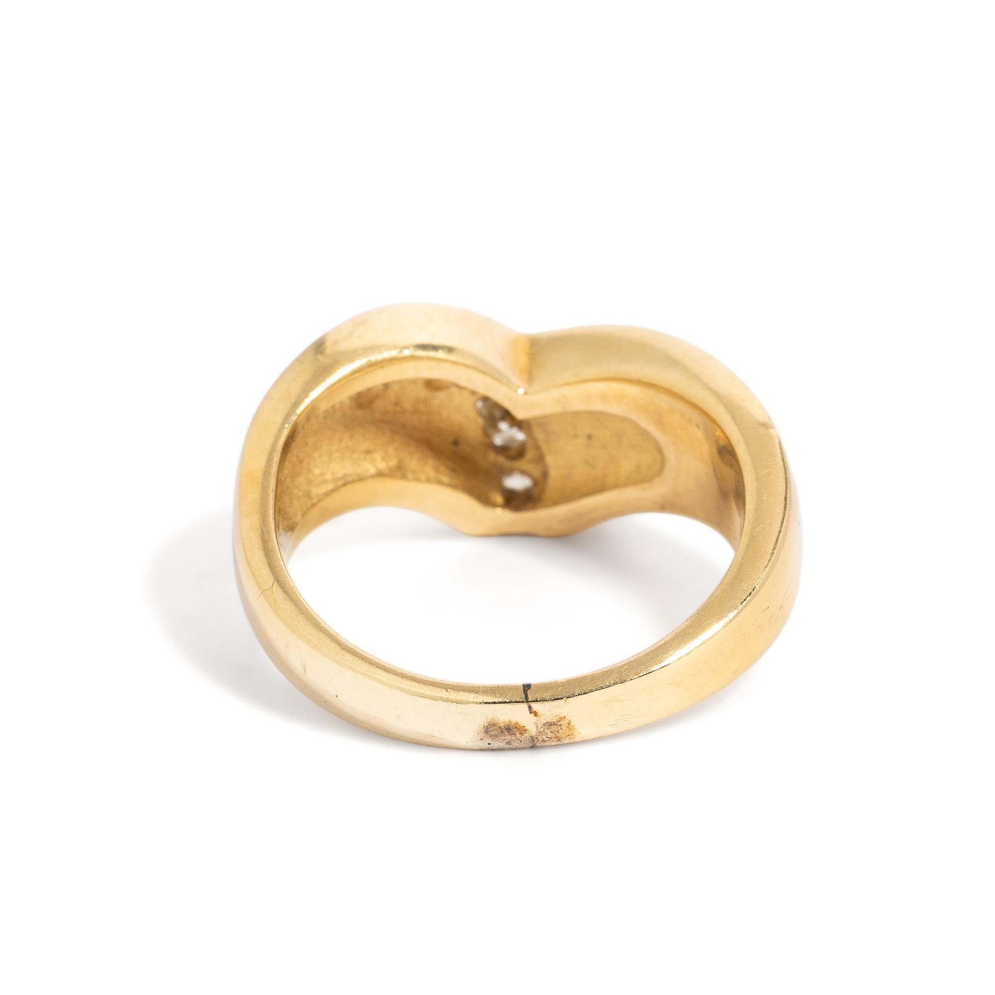 YELLOW GOLD, DIAMOND, ONYX, AND OPAL RING