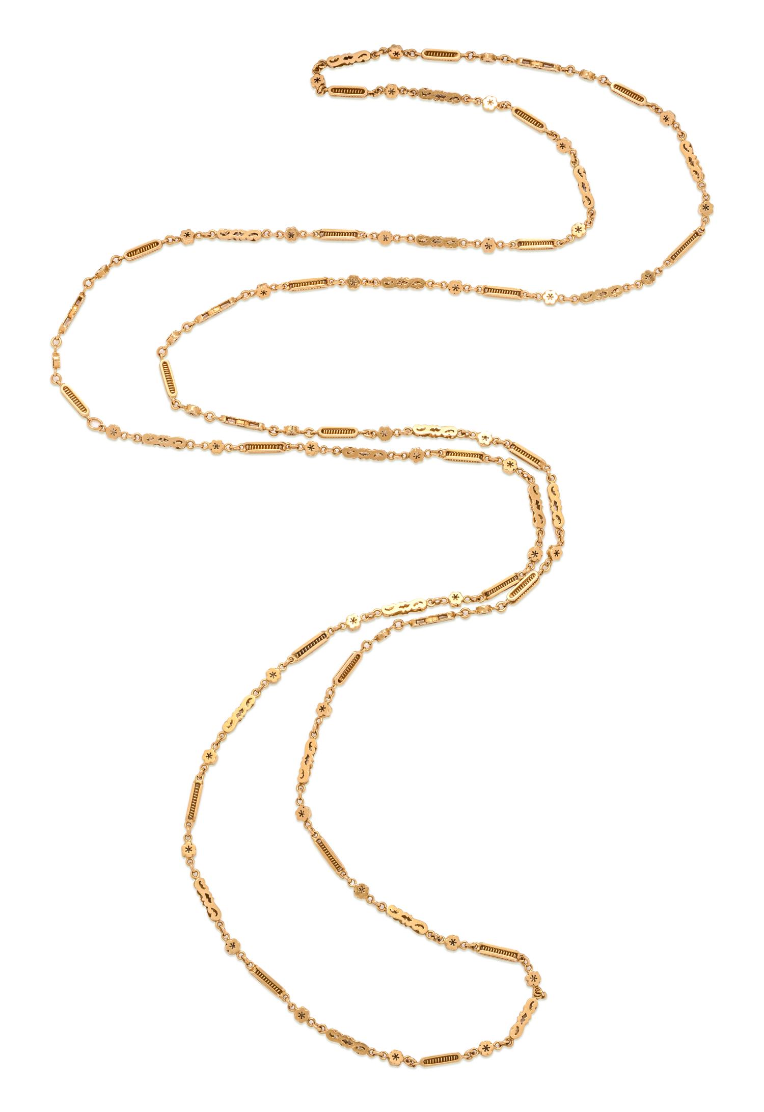 GOLD LONGCHAIN NECKLACE
