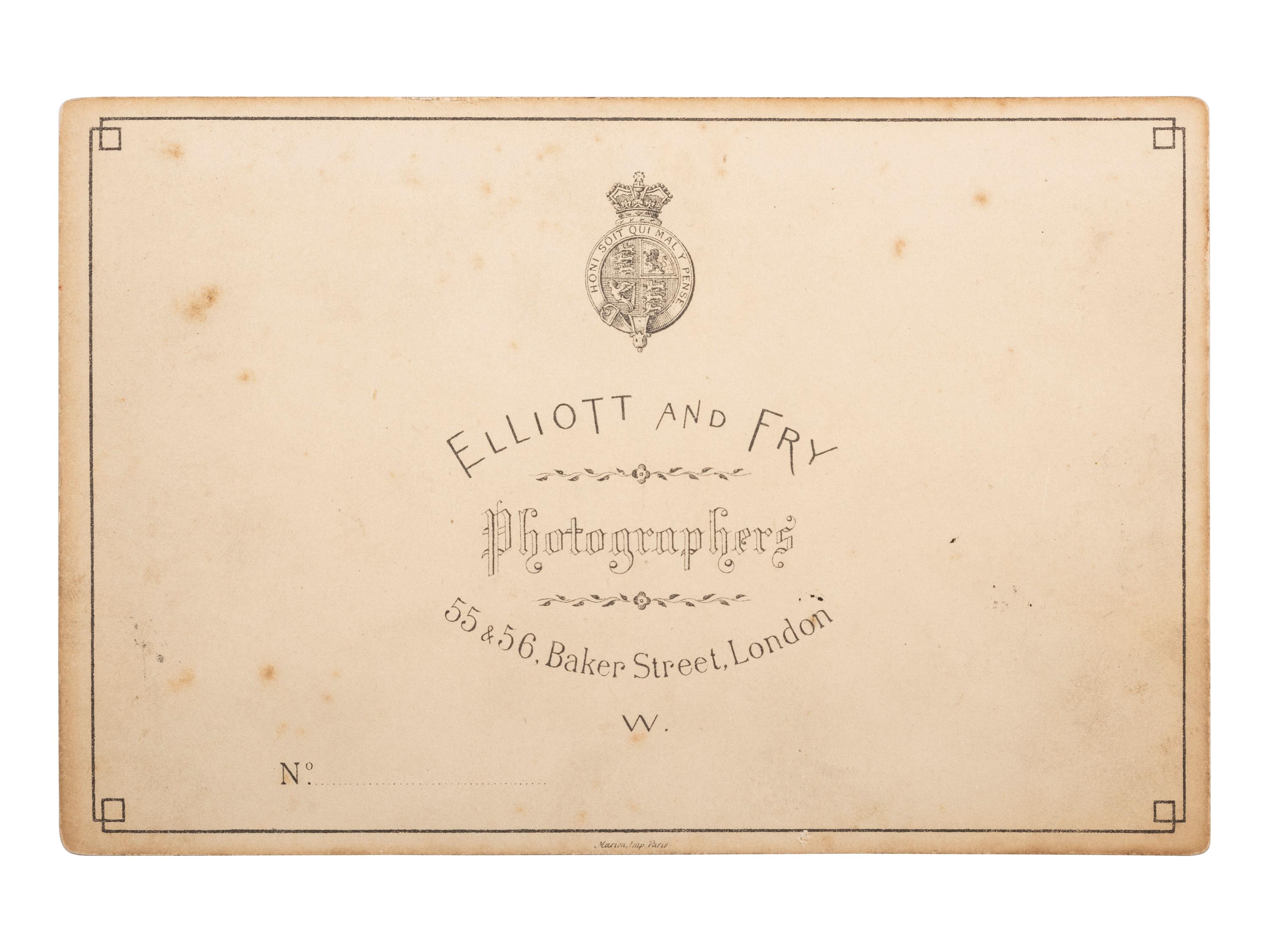 [WILD WEST SHOWS]. ELLIOTT & FRY, photographers. Indian Warriors and Tepees, Buffalo Bill's Wild West. London, ca 1887.