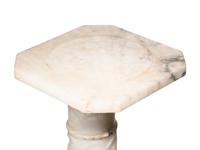 A Continental Carved Marble Pedestal