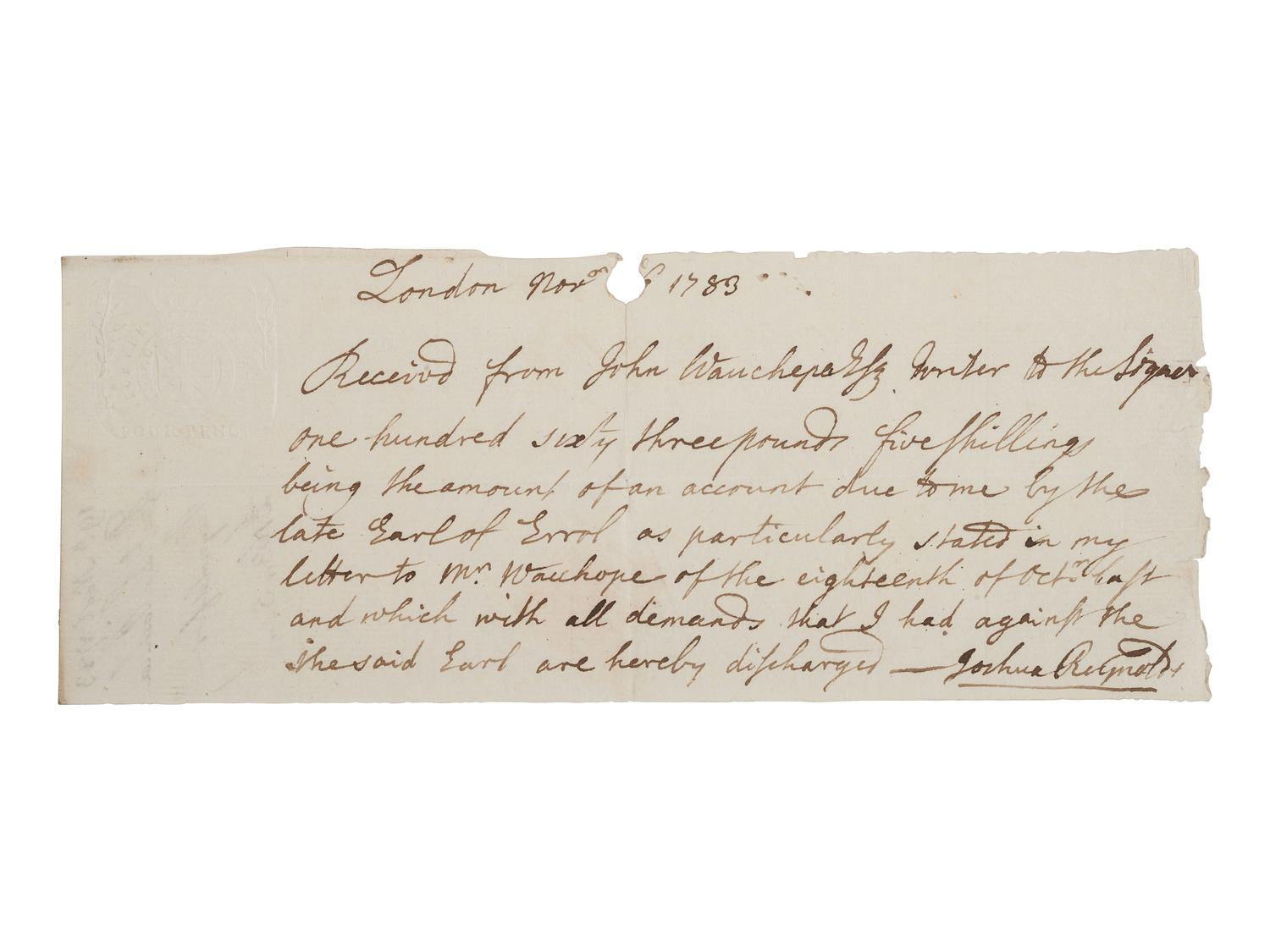 [AUTOGRAPHS]. Signatures of British notables, including REYNOLDS, HARDY, ELIOT, and DOYLE.