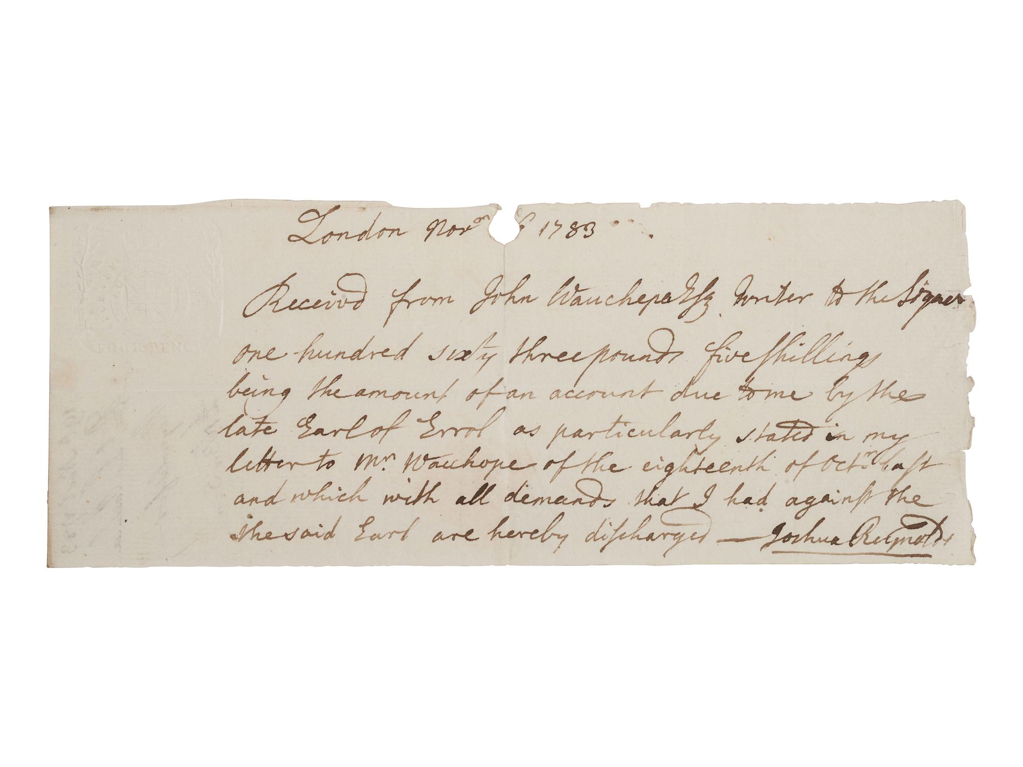 [AUTOGRAPHS]. Signatures of British notables, including REYNOLDS, HARDY, ELIOT, and DOYLE.