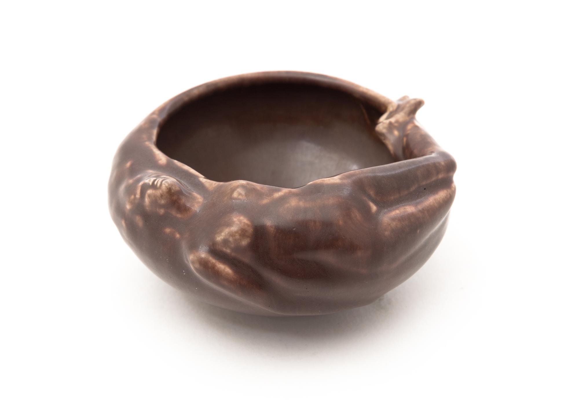 A Rookwood Production Pottery Figural Bowl Diameter 4 1/2 inches. — 1922
