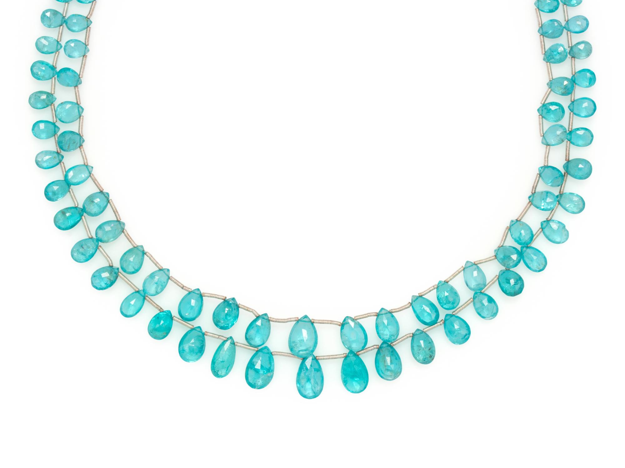 APATITE BEAD NECKLACE