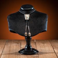 Zuni Silver and Mosaic Inlay Bolo Tie