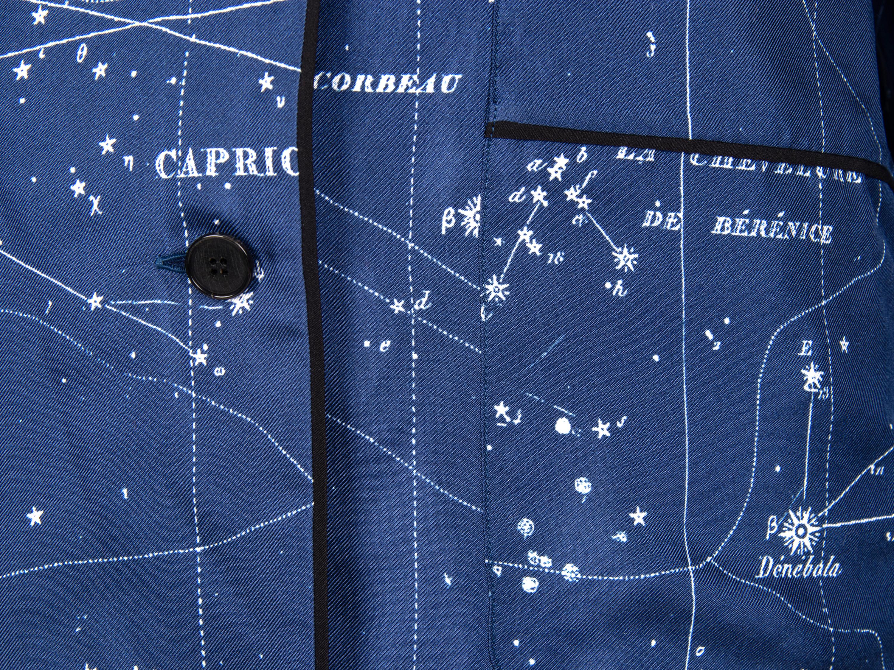 CHRISTIAN DIOR, ASTROLOGY-PRINT SILK TWILL PAJAMA ENSEMBLE