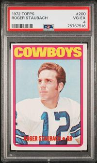 A Group of 1970s Hall of Fame PSA Graded Rookie Football Cards,