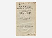 [British Isles] Camden, William: Annales Rerum Anglicarum, et Hibernicarum, Regnante Elizabetha...