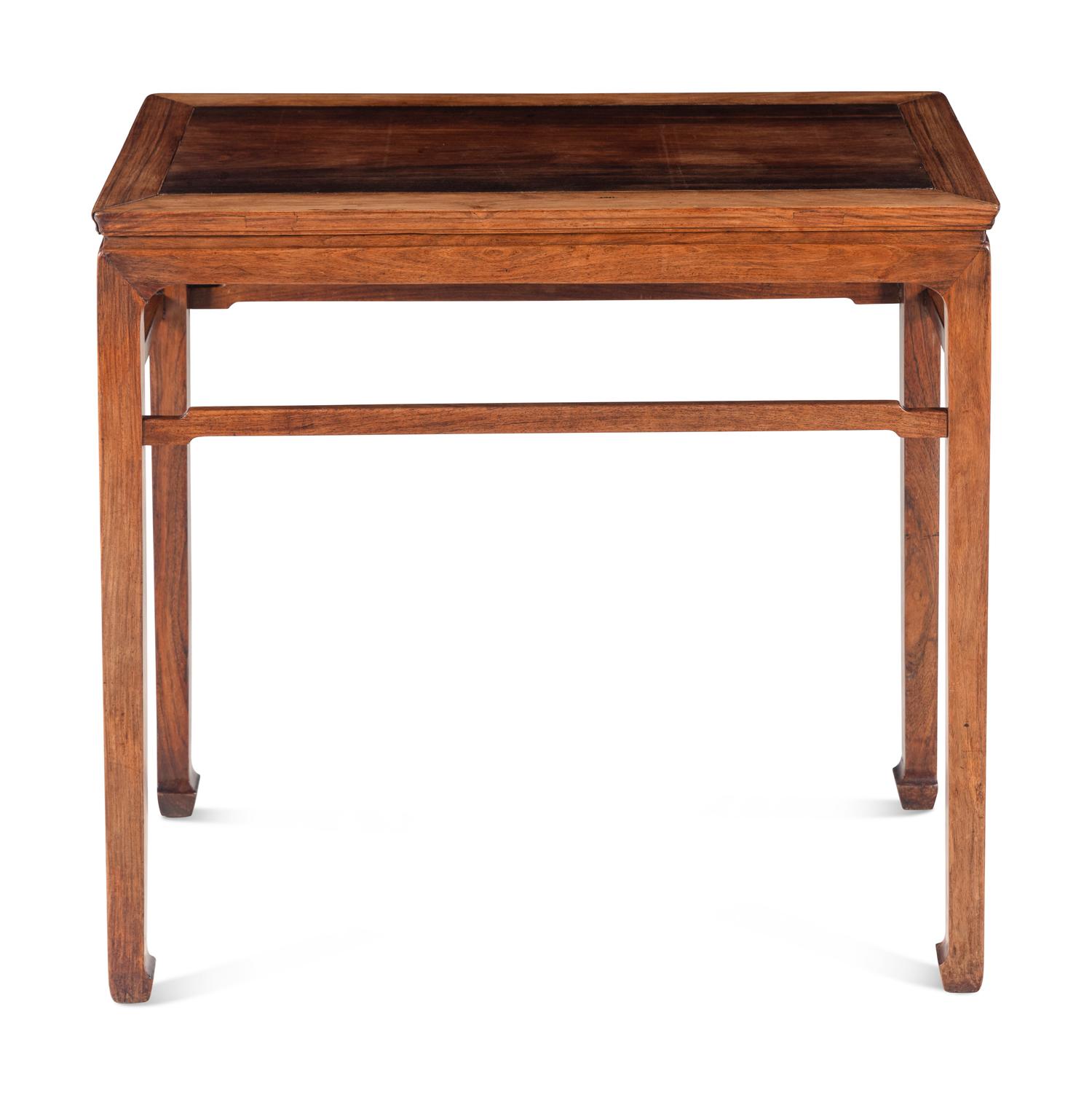 A Chinese Huanghuali Side Table, Tiaozhuo