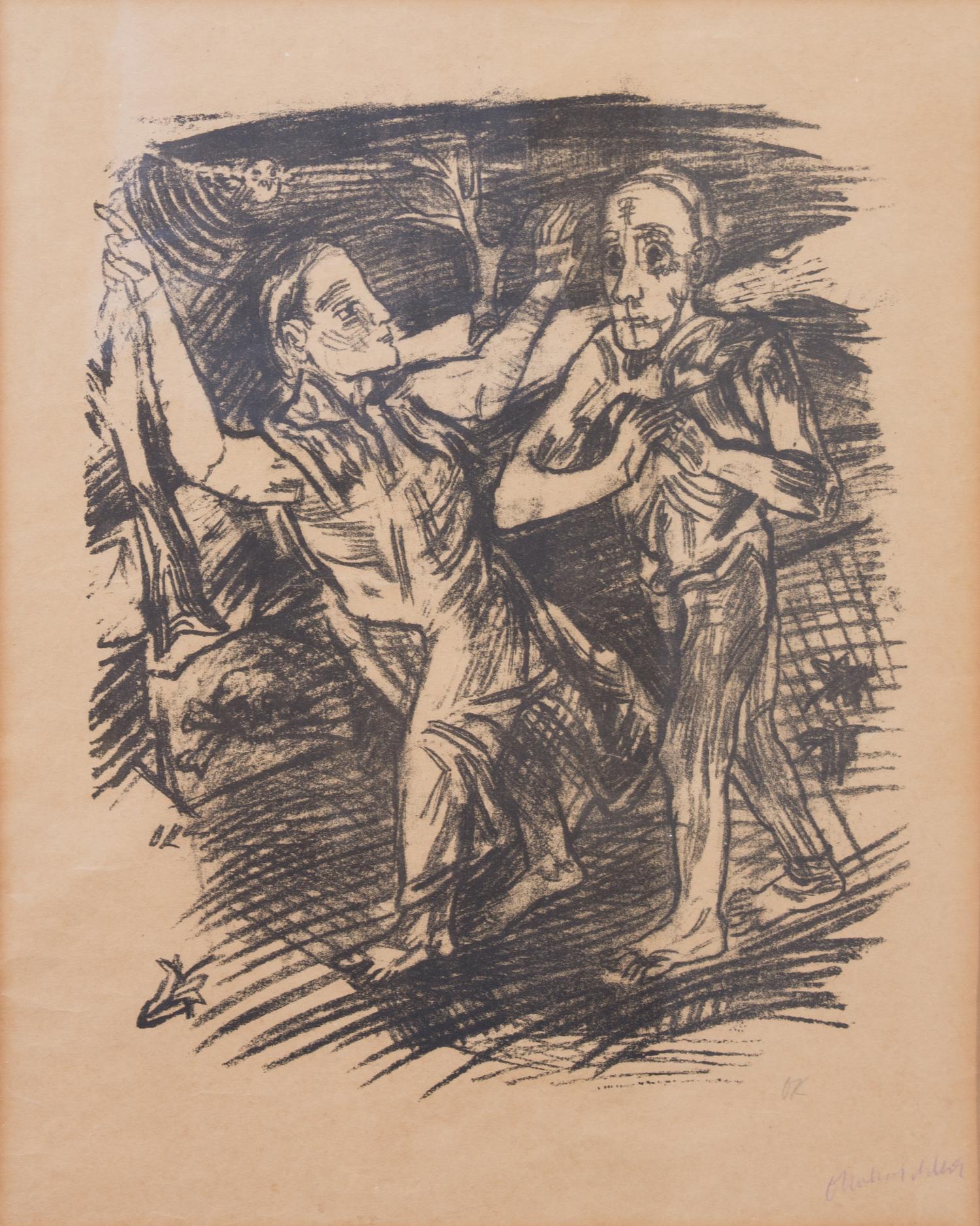 Oskar Kokoschka, (Austrian, 1886-1980), Man Follows Woman, 1914