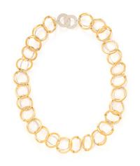 PLATINUM AND YELLOW GOLD NECKLACE