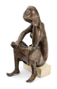 Seated and Draped Woman