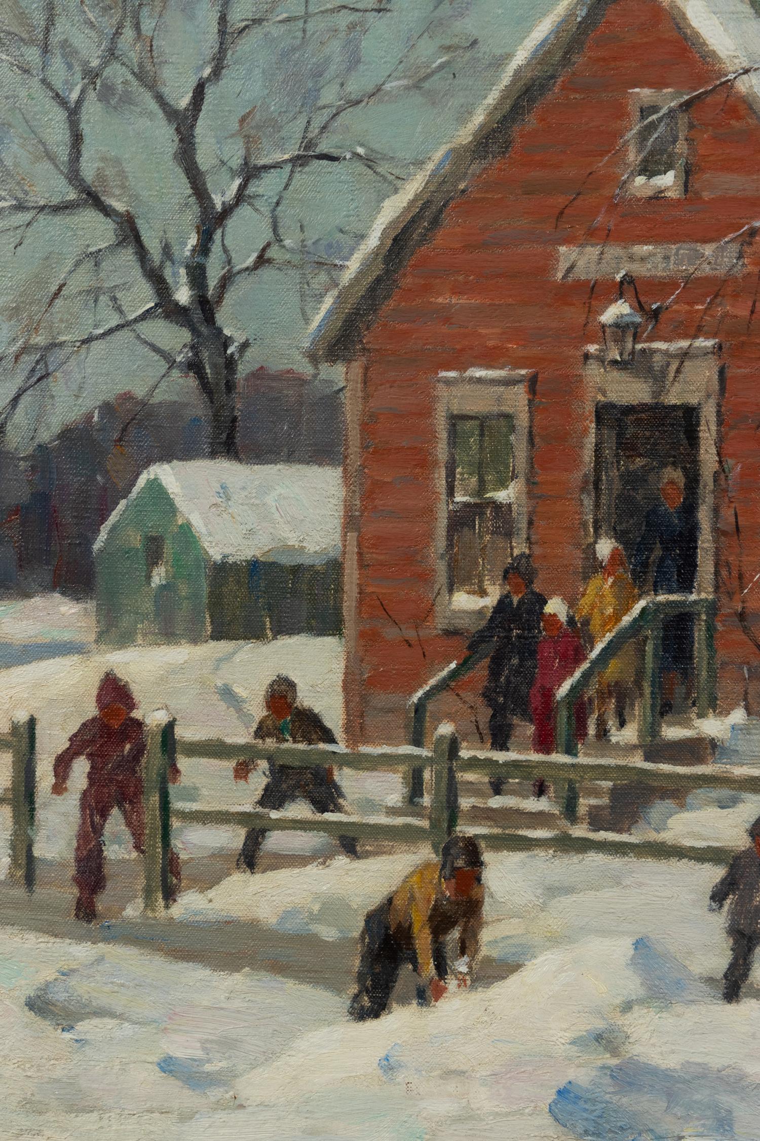 School House in Winter