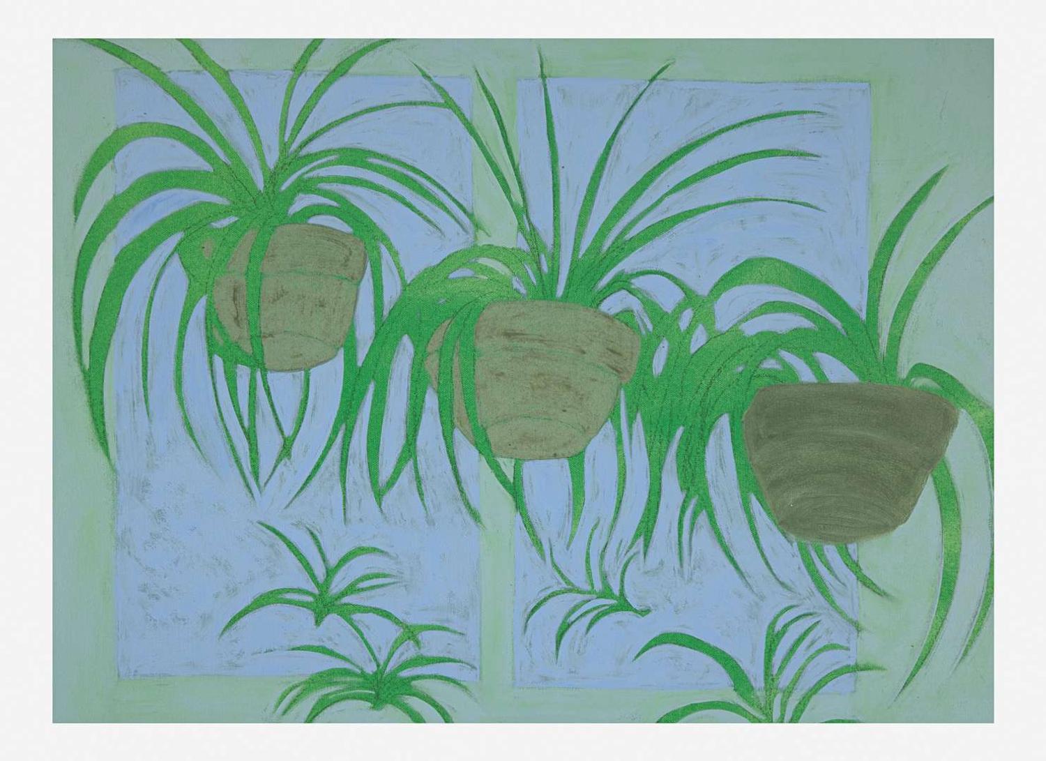 March Avery (American, b. 1932), Hanging Plants