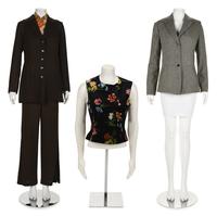 Eight Kenzo Items: One Dress, One Four-Piece Ensemble, One Two-Piece Jacket Ensemble, and One Vest