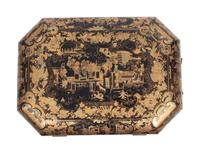 A Chinese Export Lacquer Sewing Box — MID 19TH CENTURY