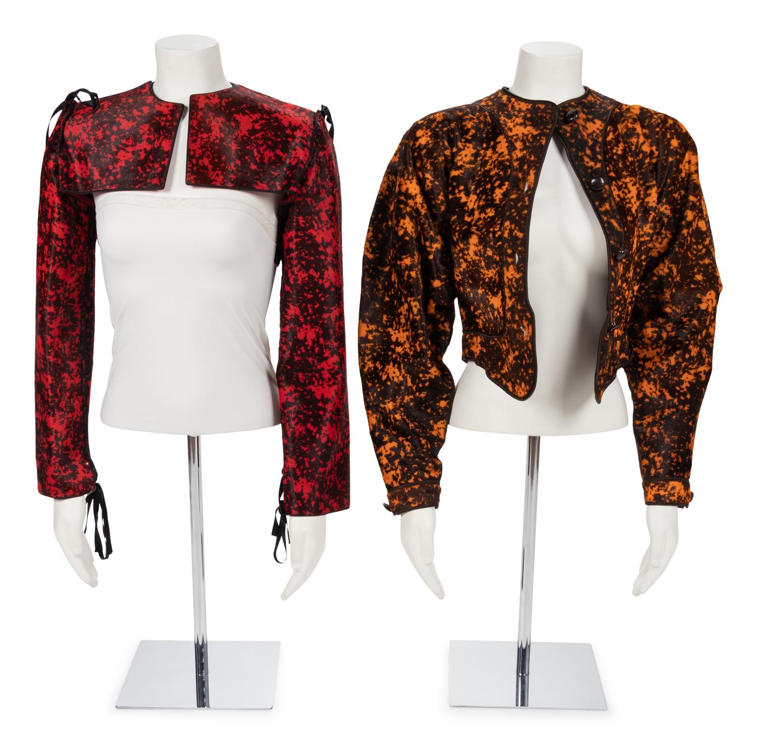 Two Geoffrey Beene Bolero Jackets, 1990s
