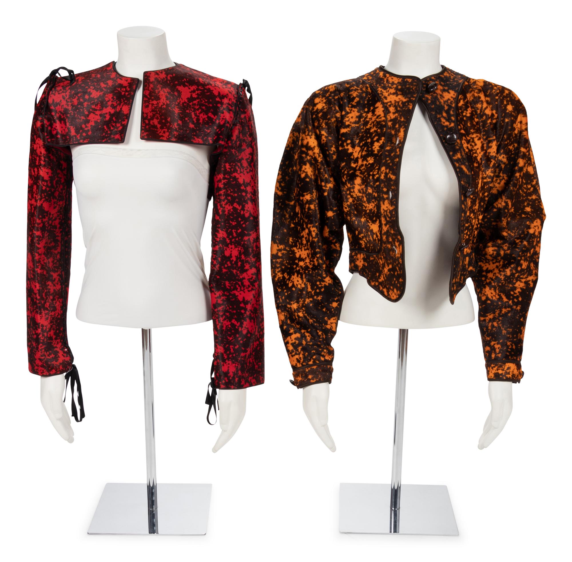 Two Geoffrey Beene Bolero Jackets, 1990s