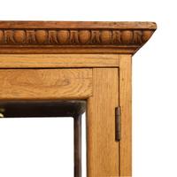 An Oak Showcase 22.5" W x 33" D x 53.5" H — United States, 19th/20th Century