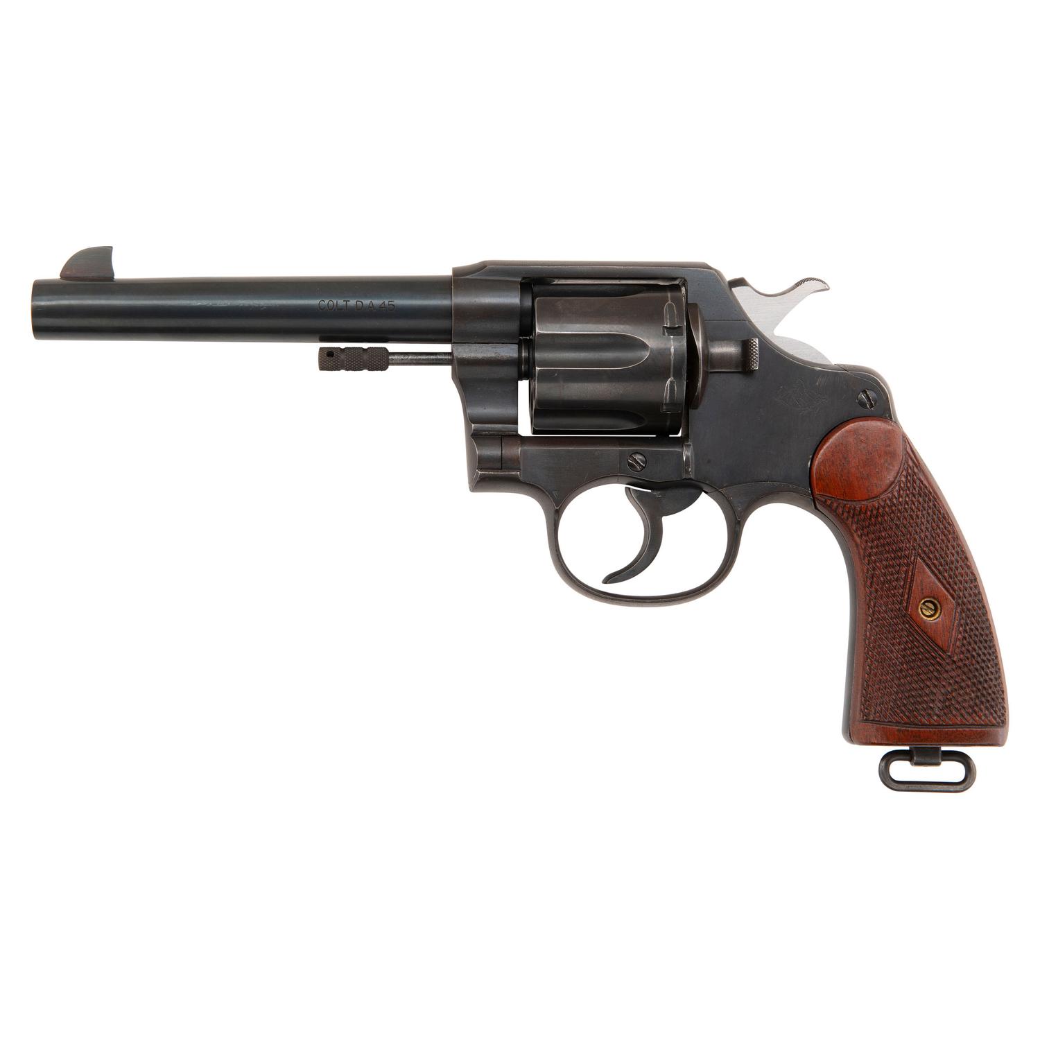 **Refinished Colt New Service .45 Colt Revolver with Replaced Barrel