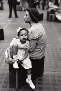 Ruth Orkin (1921-1985) Mother and Daughter, Penn Station, NYC, 1948
