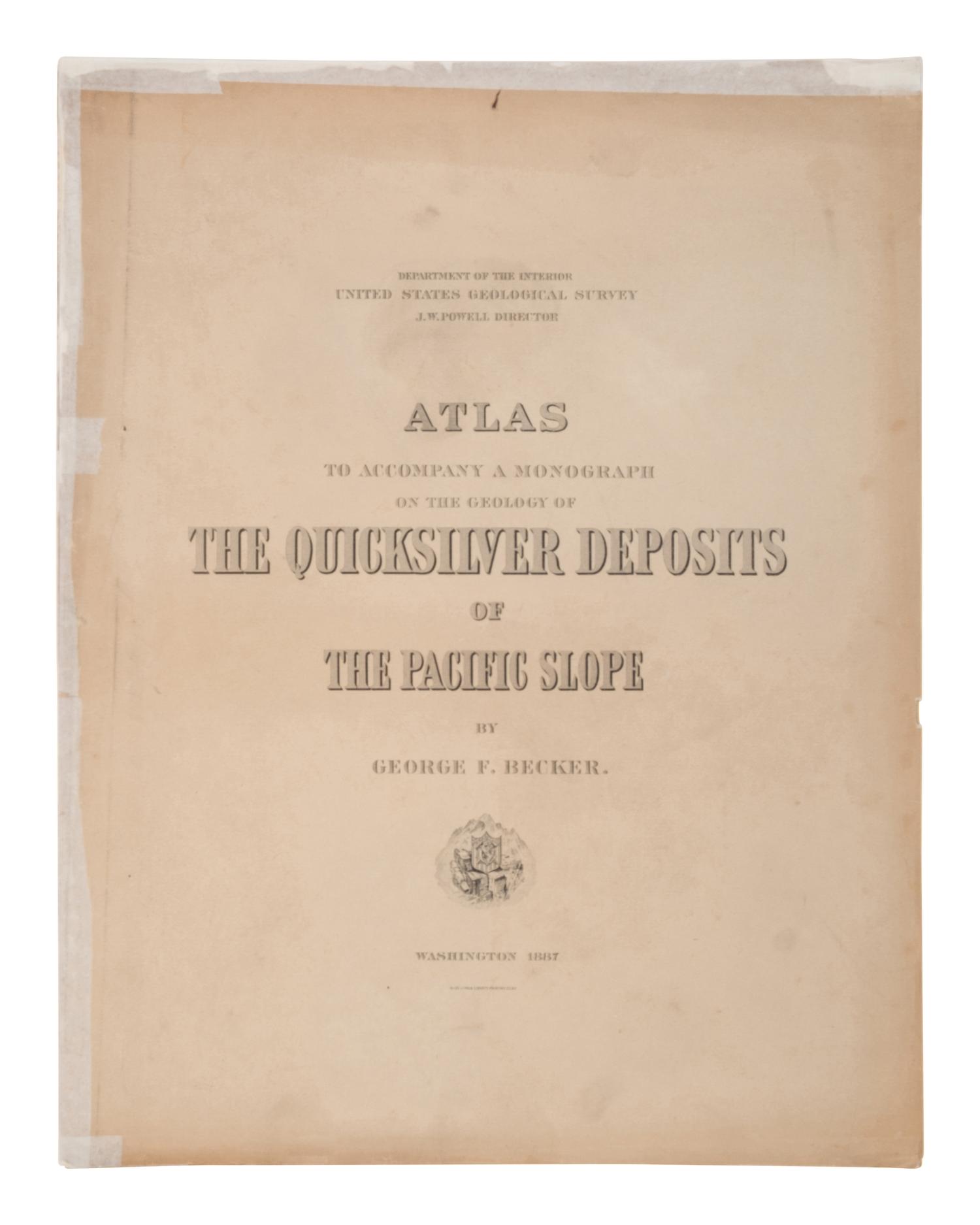 [Americana] Group of 4 Atlases Relating to the United States Geological Survey