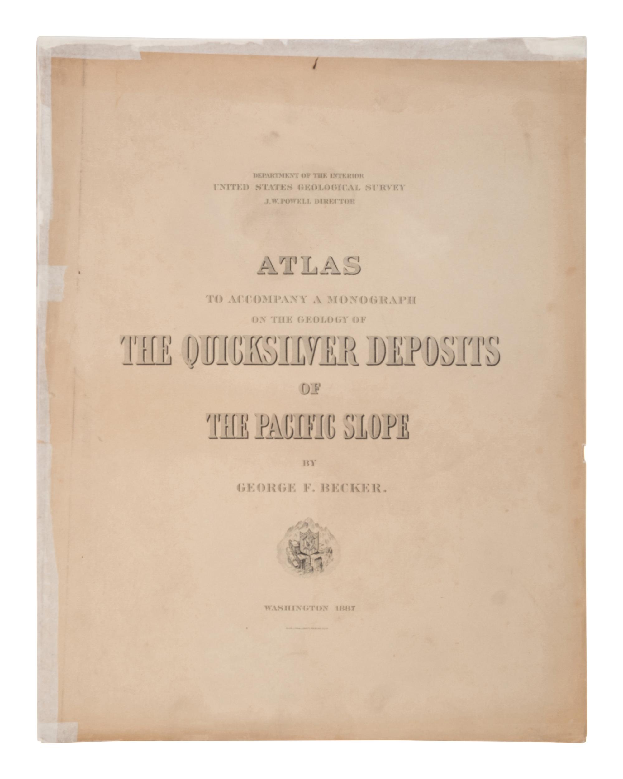 [Americana] Group of 4 Atlases Relating to the United States Geological Survey