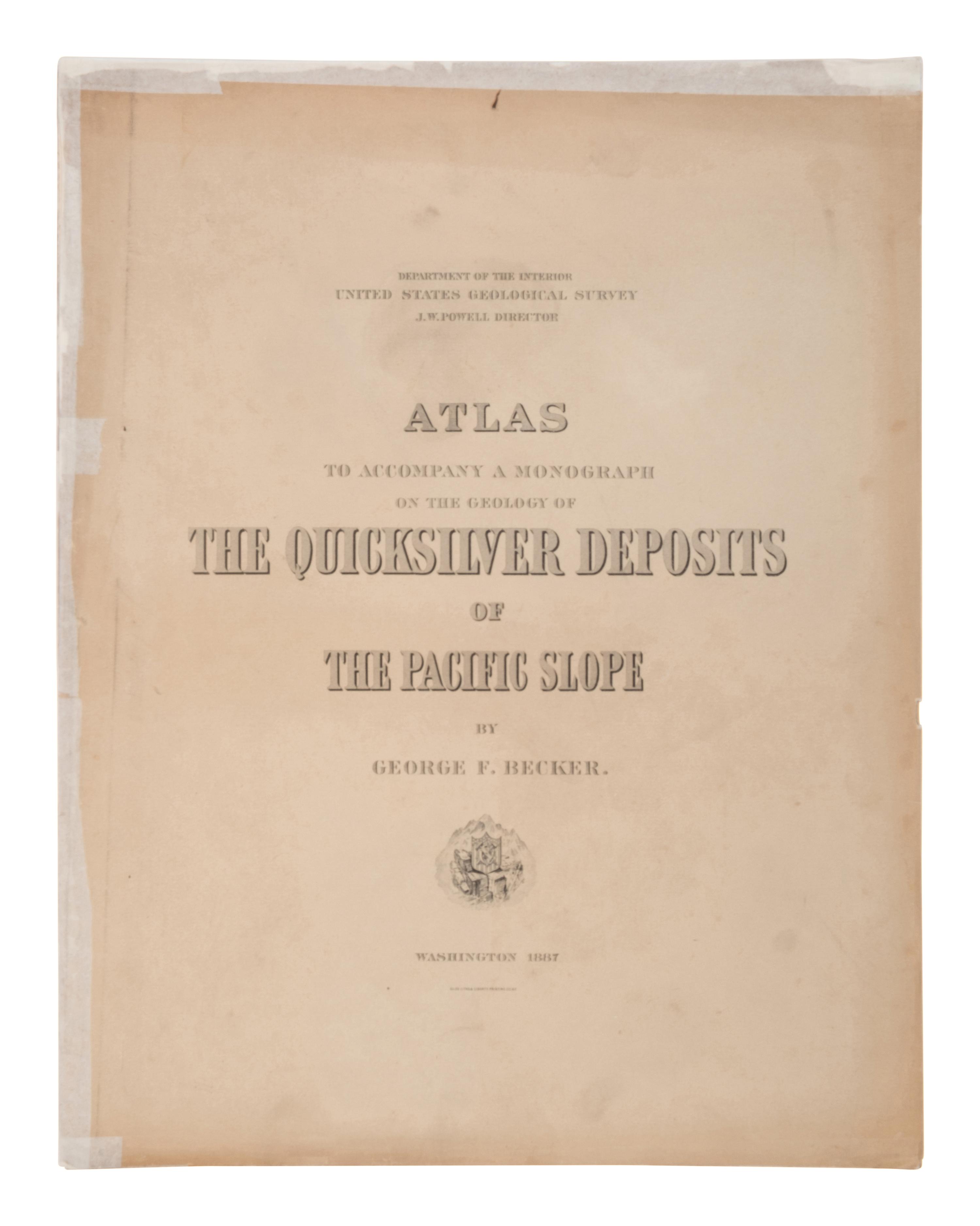 [Americana] Group of 4 Atlases Relating to the United States Geological Survey
