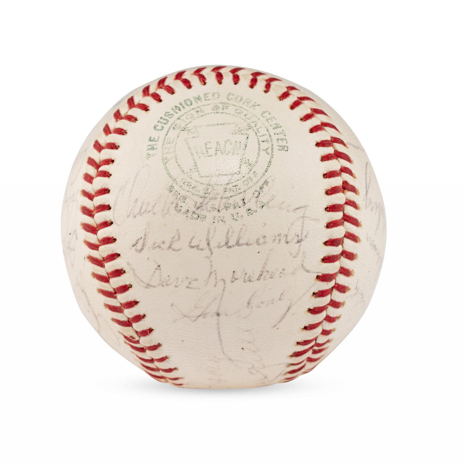 A Large Group of Assorted 1950s-2000s Boston Red Sox Team Signed Autograph Baseballs
