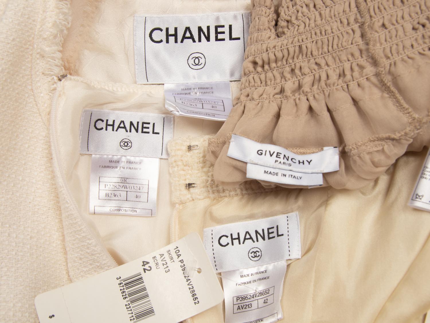 Chanel Skirt Suit & Skirt, Givenchy Blouse
